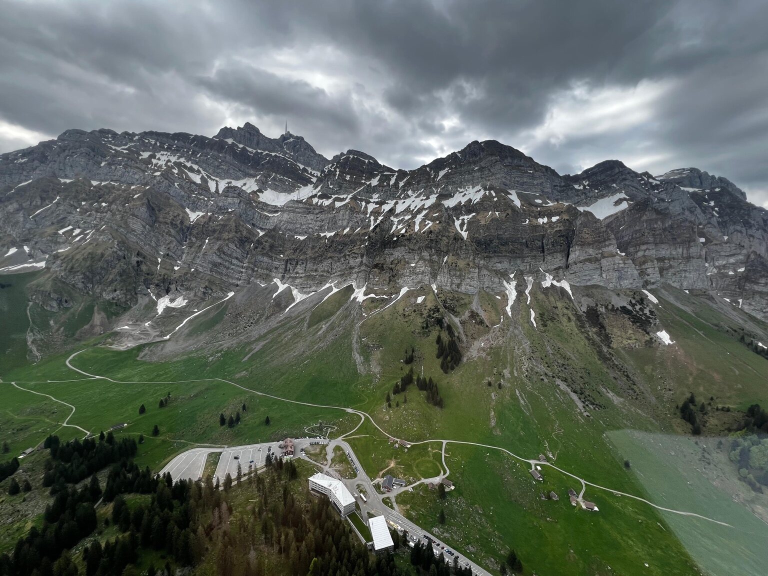 Säntis unter markanter Bewölkung